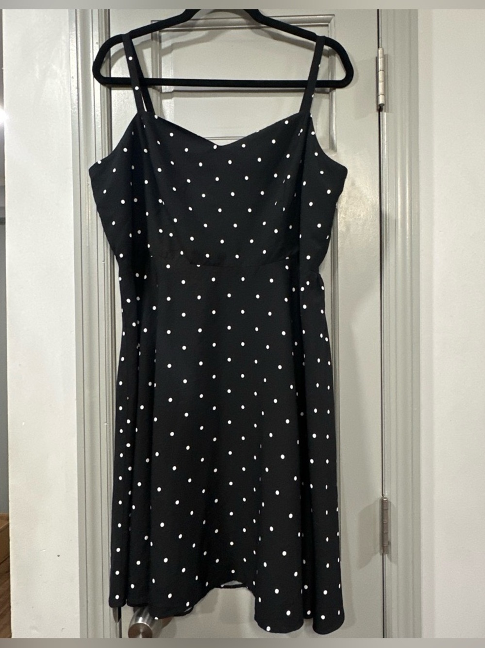 Old Navy Black Polka Dot Mini Dress